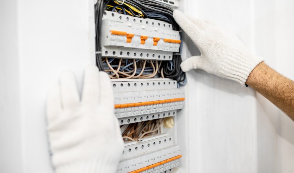 Installing or repairing electrical panel