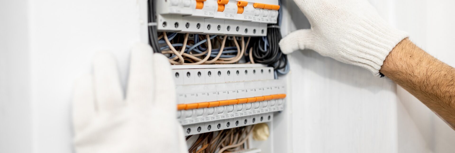 Installing or repairing electrical panel