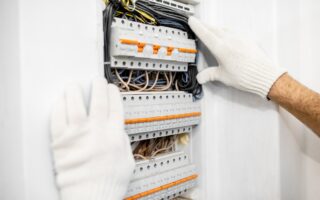 Installing or repairing electrical panel