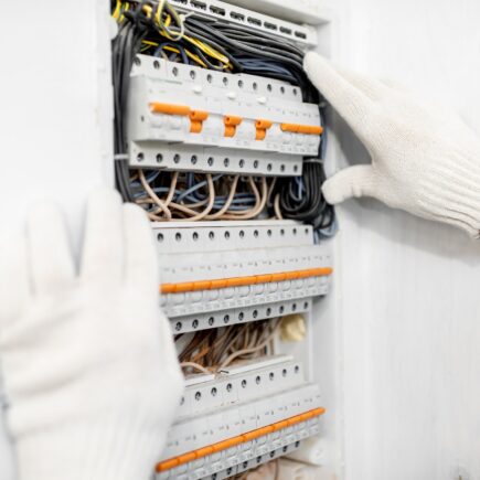 Installing or repairing electrical panel