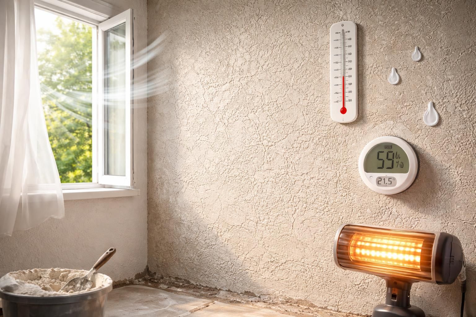 découvrez les principaux facteurs qui influencent le temps de séchage de l'enduit gratté sur vos murs pour assurer une finition parfaite et durable.