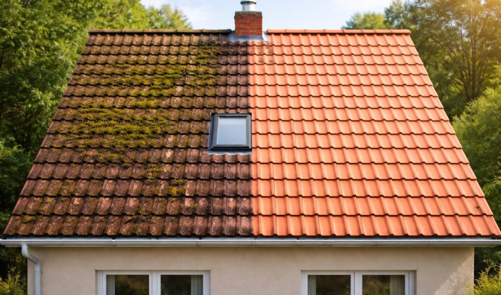 découvrez un anti-mousse toiture efficace avec des résultats visibles rapidement et une durée d'action prolongée pour protéger durablement votre toit.