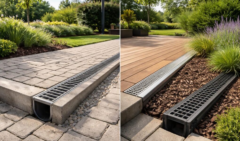 découvrez notre guide complet des différents types de caniveaux pour l'assainissement de votre extérieur et choisissez la solution adaptée à vos besoins.