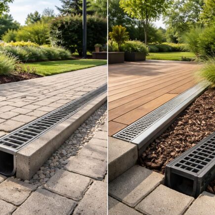 découvrez notre guide complet des différents types de caniveaux pour l'assainissement de votre extérieur et choisissez la solution adaptée à vos besoins.