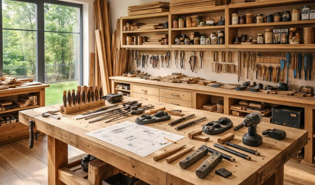 découvrez nos conseils pratiques pour aménager un atelier d'ébénisterie fonctionnel et inspirant, optimisé pour votre espace de création.
