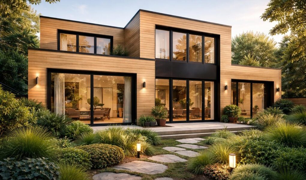 découvrez comment le bardage bois peut métamorphoser la façade de votre maison en une villa moderne, alliant esthétique naturelle et élégance contemporaine.