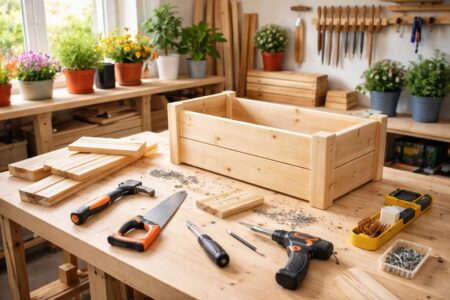 apprenez à fabriquer facilement vos propres bacs à fleurs en bois avec notre guide diy jardinage, pour créer des jardinières personnalisées et élégantes.