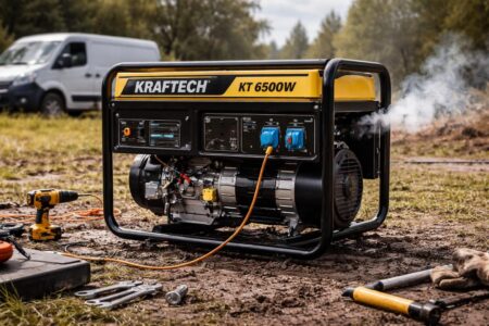 découvrez notre test complet du groupe électrogène kraftech kt 6500w : performances, autonomie, et fiabilité sur le terrain pour vos besoins en énergie.
