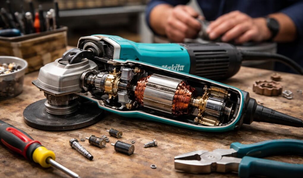 découvrez comment diagnostiquer et réparer efficacement les problèmes de moteur ou de charbons de votre meuleuse makita grâce à nos conseils pratiques et faciles à suivre.