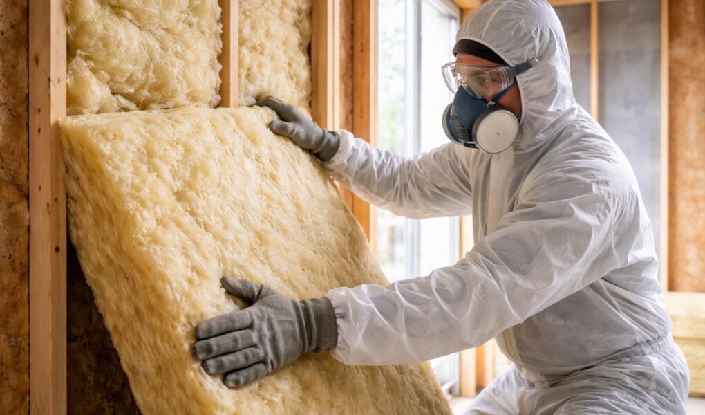 découvrez l'équipement indispensable pour une pose efficace de la laine de verre et protégez votre habitation contre le froid et le bruit.