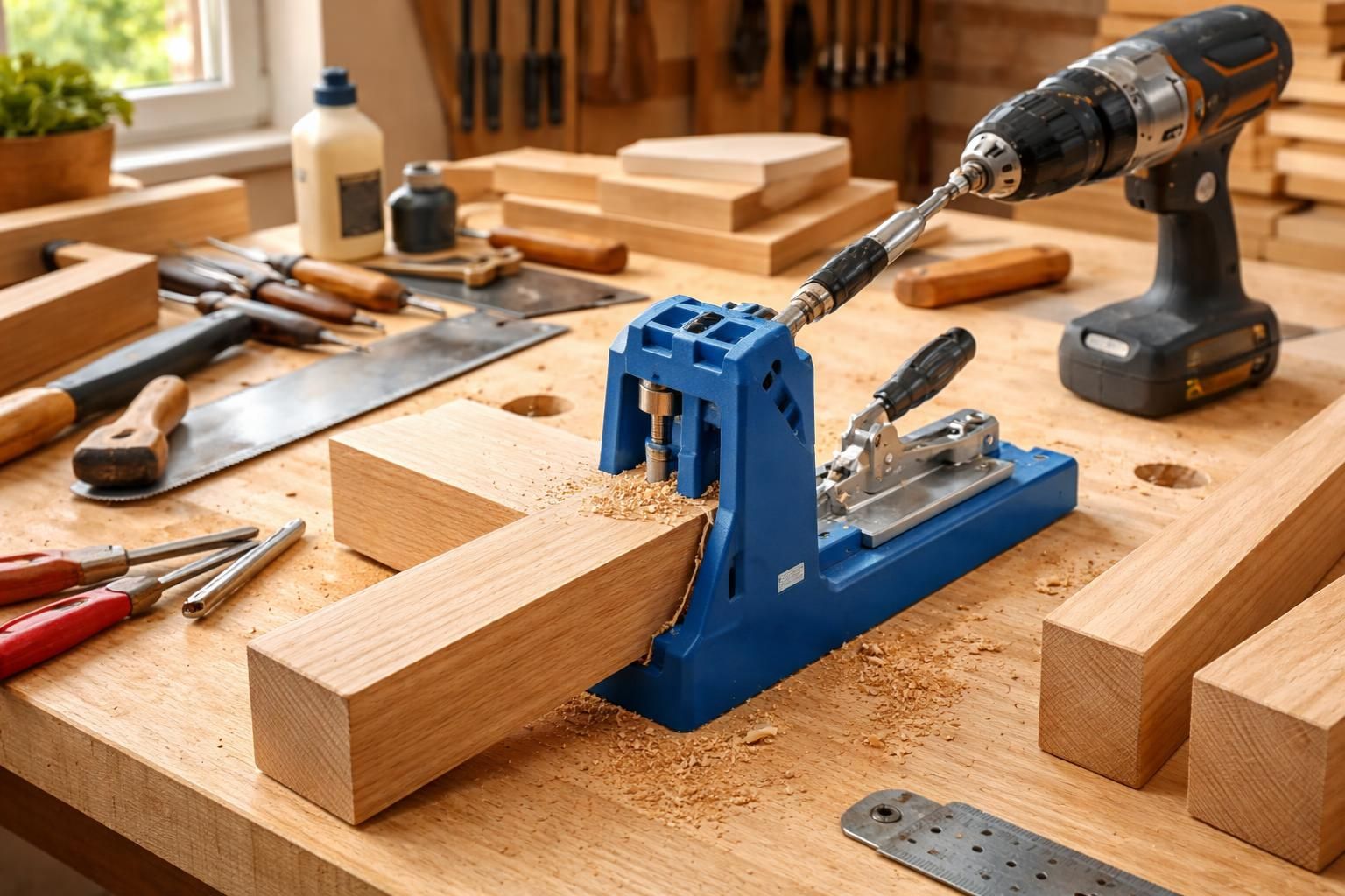 découvrez notre test complet du kreg jig k4, l'outil incontournable pour réaliser des assemblages en bois invisibles, précis et rapides, idéal pour tous vos projets de bricolage.