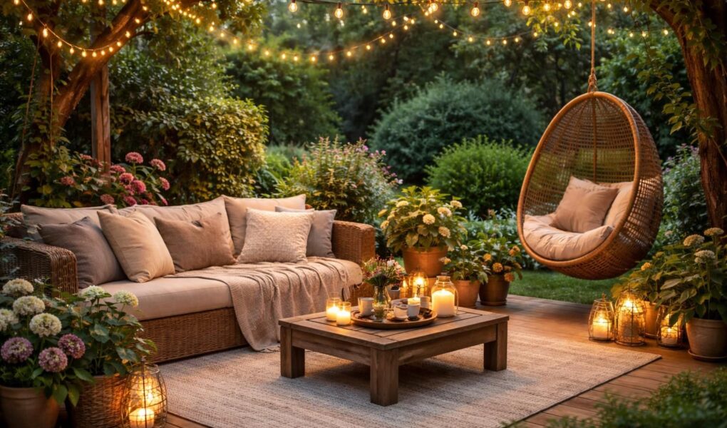 découvrez 10 idées inspirantes pour aménager un coin détente dans votre jardin et créer un espace cocooning, parfait pour se relaxer en plein air.