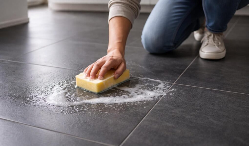 découvrez nos astuces efficaces pour enlever les taches sur un carrelage gris anthracite et retrouver un sol propre et éclatant. guide pratique de nettoyage de sol.