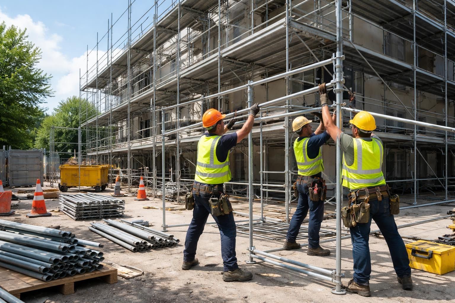 découvrez les tarifs de location d'un échafaudage avec montage inclus pour vos travaux en toute sécurité. comparez les prix et choisissez la meilleure offre adaptée à vos besoins.