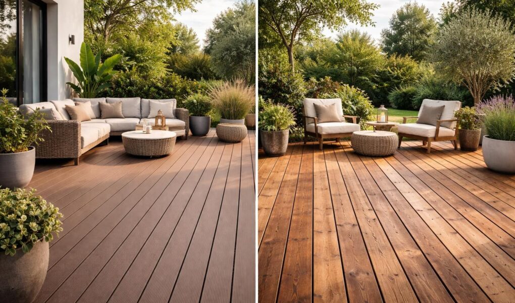 découvrez notre comparatif complet entre terrasse en bois composite et bois naturel pour choisir la meilleure option selon vos besoins, budget et style.