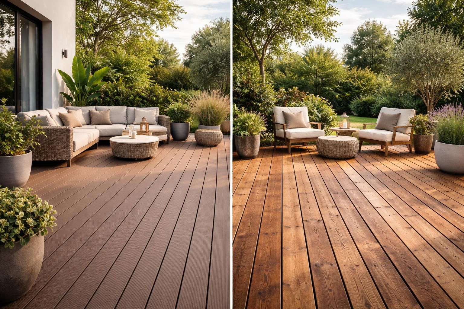 découvrez notre comparatif complet entre terrasse en bois composite et bois naturel pour choisir la meilleure option selon vos besoins, budget et style.