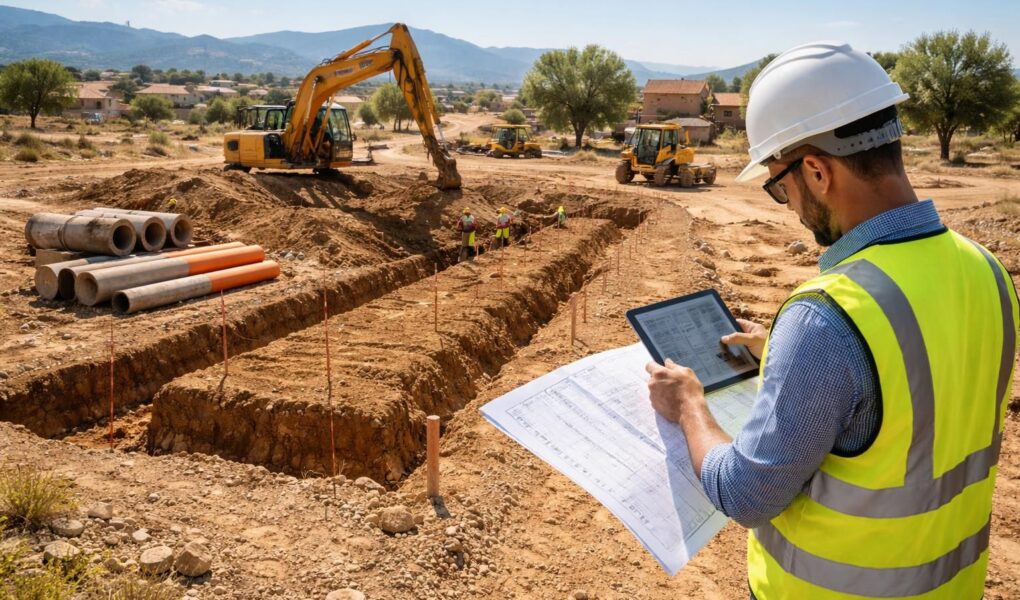 obtenez un devis précis pour les travaux de voirie et réseaux divers (vrd) en algérie afin d'aménager votre terrain dans les meilleures conditions.