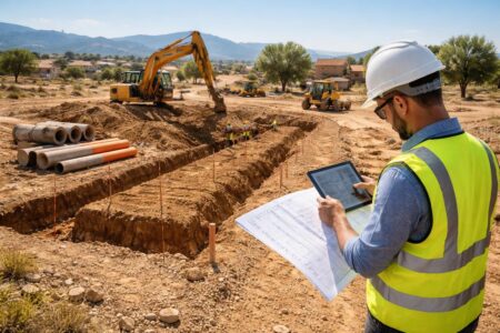 obtenez un devis précis pour les travaux de voirie et réseaux divers (vrd) en algérie afin d'aménager votre terrain dans les meilleures conditions.