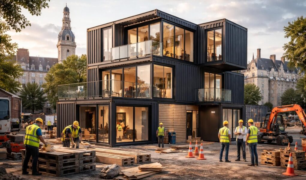 trouvez facilement un constructeur de maison container à nantes pour réaliser votre projet de maison écologique, moderne et sur mesure.