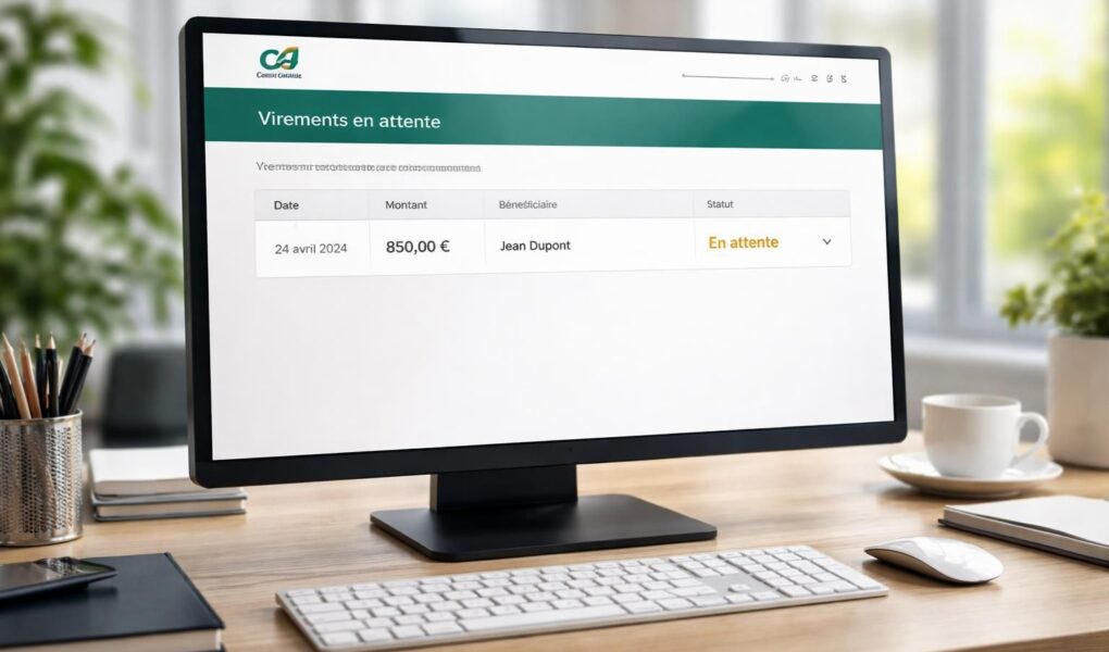 découvrez comment consulter facilement un virement en attente sur votre compte crédit agricole grâce à notre guide étape par étape.
