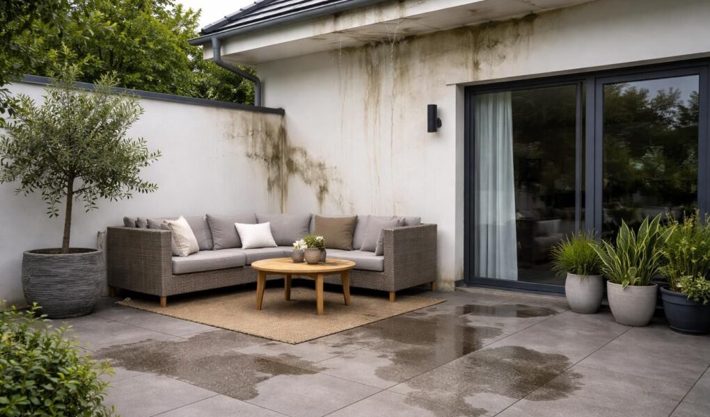 découvrez si votre assurance couvre les infiltrations d'eau sur votre terrasse et comment procéder pour faire une déclaration de sinistre efficace.