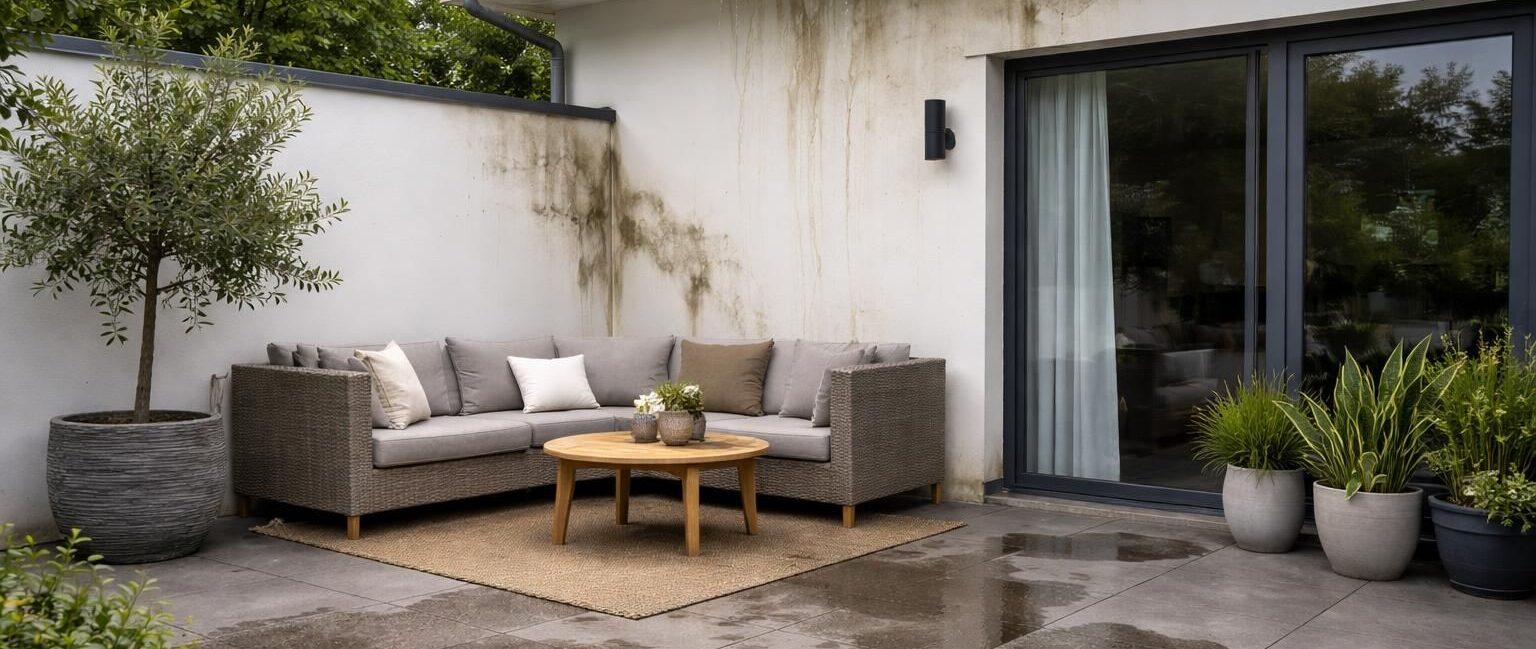découvrez si votre assurance couvre les infiltrations d'eau sur votre terrasse et comment procéder pour faire une déclaration de sinistre efficace.