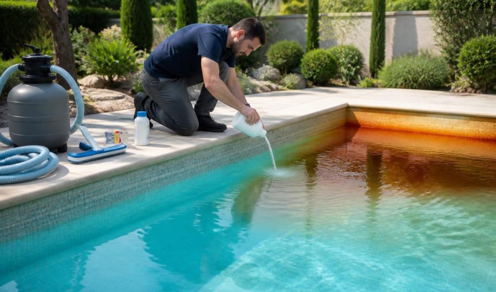 découvrez pourquoi l'eau ferrugineuse dans la piscine est un problème courant et apprenez des solutions simples et efficaces pour y remédier rapidement.