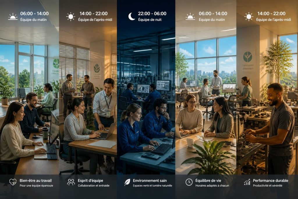 découvrez comment les horaires 5x8 peuvent contribuer à réduire le stress au travail en améliorant l'équilibre entre vie professionnelle et personnelle.