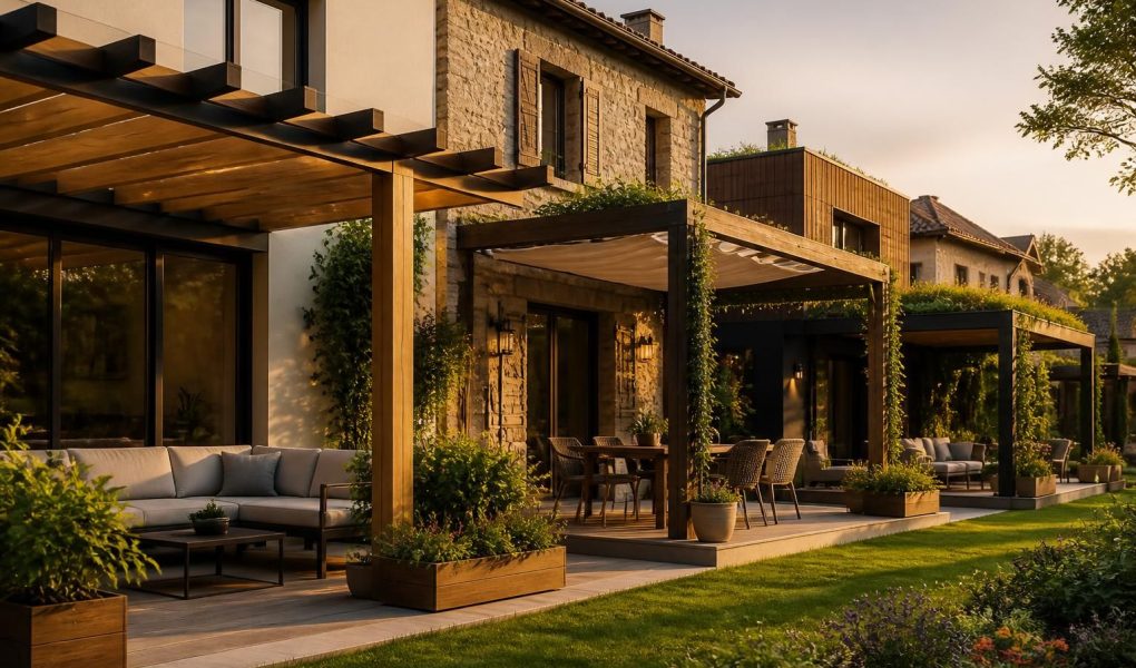 découvrez les styles de pergola bois adossée qui s'adaptent parfaitement à votre maison pour un extérieur charmant et convivial.