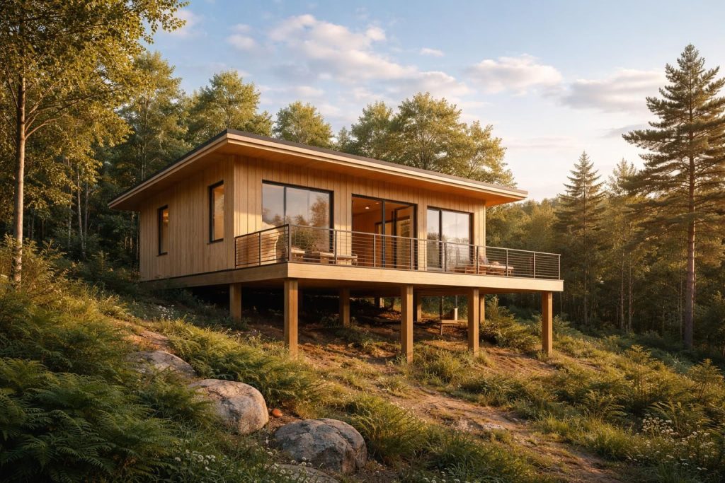 découvrez les avantages d'un chalet en bois sur pilotis sans permis de construire en 2026, une solution pratique et écologique pour votre habitat.