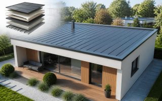 découvrez comment transformer votre maison grâce à un schéma détaillé pour un toit plat moderne en bac acier, alliant design contemporain et durabilité.
